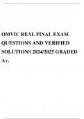 OMVIC REAL FINAL EXAM QUESTIONS AND VERIFIED SOLUTIONS 2024/2025 GRADED A+.
