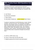 TMC Practice Exam 2024 Questions And Answers 