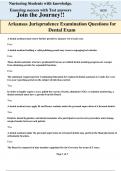 Arkansas Jurisprudence Examination Questions for Dental Exam &lpar;Everything you need to pass is here&excl;&excl;&excl;&excl;&excl;&excl;&excl;