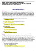HESI A2 READING BANK VERSION 2 AND VERSION 3  COMPREHENSION,HEALTH INFORMATION SYSTEMS TEST COMPLETE  PREPARATION PRACTICE….LATEST UPDATE FOOD HESI A2 Reading Version 1 Food and drink are necessary and desirable, but their abuse can cause serious physical