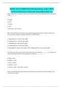 BIOS 252 COMP EXAM Questions with 100&percnt; verified Answers &vert; Already passed&vert;Graded A&plus;