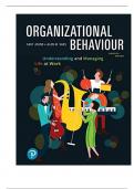 Test Bank For Organizational Behaviour Understanding and Managing Life at Work 11th Edition By (Pearson Canada) Gary Johns, Alan Saks