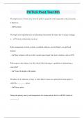 PHTLS Post Test 9th Edition &vert; Questions with 100&percnt; Correct Answers &vert; Latest Update 2024 &vert; Verified