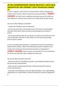 ATI RN COMPREHENSIVE ONLINE PRACTICE A WITH NGN 180QUESTIONS AND ANSWERS  LATEST DOWNLOAD GRADED A&plus;&period;