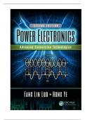 Solution Manual for Power Electronics Advanced Conversion Technologies, 2nd Edition By Fang Luo , Hong Ye