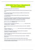 CETP 2024 Test Prep&period; &vert;&vert; Questions & Answers &lpar;Graded A&plus;&rpar;
