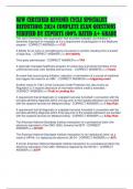 NEW CERTIFIED REVENUE CYCLE SPECIALIST DEFINITIONS 2024 COMPLETE EXAM QUESTIONS VERIFIED BY EXPERTS 100&percnt; RATED A&plus; GRADE 