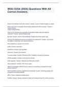 WGU D254 &lpar;2024&rpar; Questions With All Correct Answers&period;