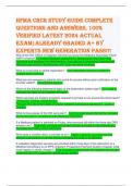 HFMA CRCR Study Guide COMPLETE   QUESTIONS AND ANSWERS&comma; 100&percnt; VERIFIED LATEST 2024 ACTUAL EXAM-ALREADY GRADED A&plus; BY EXPERTS NEW GENERATION PASS&excl;&excl;&excl;