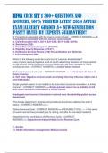 HFMA CRCR SET 1 300&plus; QUESTIONS AND ANSWERS&comma; 100&percnt; VERIFIED LATEST 2024 ACTUAL EXAM-ALREADY GRADED A&plus; NEW GENERATION PASS&excl;&excl;&excl; RATED BY EXPERTS GUARANTEED&excl;&excl;&excl;