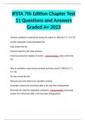 BUNDLE for IFSTA 7th Edition Chapter Test 11 to Chapter 20 | Questions and Answers Graded A+ 2023