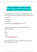 IFSTA 7th Edition Chapter Test 8 | Questions and Answers Graded A+