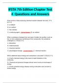 IFSTA 7th Edition Chapter Test 4  Questions and Answers