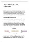 Edexcel IAl Biology Topi 7 Homeostasis