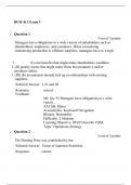 BUSI 411 Exam 1 (Version 2), BUSI 411 OPERATIONS MANAGEMENT, Liberty University. Best Document for exam.