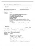 BUSI 411 Exam 1 (Version 1), BUSI 411 OPERATIONS MANAGEMENT, Liberty University. Best Document for exam.