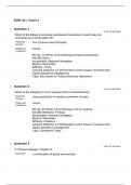 BUSI 411 Exam 3 (Version 3), BUSI 411 OPERATIONS MANAGEMENT, Liberty University. Best Document for exam.