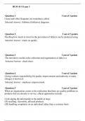 BUSI 411 Exam 3 (Version 1), BUSI 411 OPERATIONS MANAGEMENT, Liberty University. Best Document for exam.