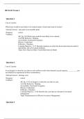 BUSI 411 Exam 4 (Version 4), BUSI 411 OPERATIONS MANAGEMENT, Liberty University. Best Document for exam.