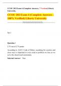 CCOU 202 Exam 4 (7 Versions), Liberty University