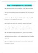A&P - Powerplant Oral &lpar;Jeppesen&rpar; &vert; Questions with 100&percnt; Correct Answers &vert; Latest Update 2024 &vert; Verified