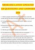 NRNR 6552 LATEST UPDATED QUESTIONS AND ANSWERS 
