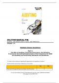 Solution Manual For Auditing, 12th Edition by John R. Taylor, Alan Millichamp