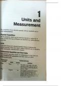 physics units and measurements 