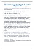 MA Applicator License &lpar;Core&rpar; Exam Guide Questions and Answers 2024