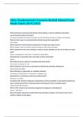 vSim&colon; Fundamentals Scenario Rashid Ahmed Exam Study Guide 2024&sol;2025