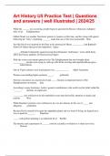 Art History U5  Exam Bundle