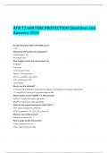 ATR 72 600 FIRE PROTECTION Questions and Answers 2024