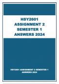 HSY2601 ASSIGNMENT 2 SEMESTER 1 ANSWERS 2024