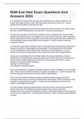 NGN Exit Hesi Exam Questions And Answers 2024