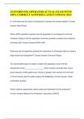 TCFP DRIVER&sol; OPERATOR ACTUAL EXAM WITH 100&percnt; CORRECT ANSWERS LATEST UPDATE 2024