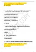 ATI RN MEDSURG PROCTORED EXAM- LATEST 100% CORRECT STUDY GUIDE.Q$A WITH RATIONALES.