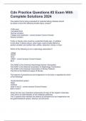 Cdn Practice Questions &num;2 Exam With Complete Solutions 2024
