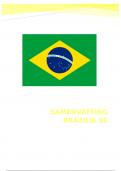 Heb je bijna Havo examens en vind je het  domein Brazilië moeilijk en wil je nou een samenvatting die er perfect uitziet met verschillende kleuren en plaatjes?  Kies dan voor deze samenvatting :)