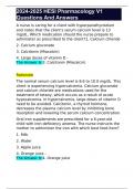 2024-2025 HESI Pharmacology V1 Questions And Answers 