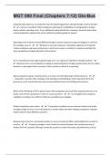 MGT 590 Final &lpar;Chapters 7-12&rpar; Glo-Bus 85 Questions with 100&percnt; Correct Answers &vert; Updated & Verified