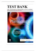 Test Bank for Lilleys Pharmacology for Canadian Health Care Practice&comma; 4th Edition &lpar;Sealock&comma; 2023&rpar;&comma; Chapter 1-58 &vert; All Chapters with Correct Questions and Answers&sol;A&plus;