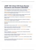 JAMF 100 Critical iOS Exam Review Questions and Answers 2023/2024