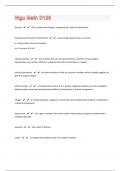 Wgu Math D125&vert;68 Questions And Answers