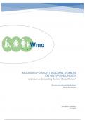 Moduleopdracht Sociaal Domein en Ontwikkelingen, cijfer: 9  incl. feedback