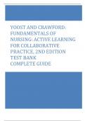  Yoost & Crawford: Fundamentals of Nursing: Active Learning for Collaborative Practice, 2nd Edition Test Bank