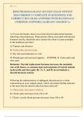 HESI PHARMACOLOGY RN EXIT EXAM NEWEST 2024 VERSION 4 COMPLETE 55 QUESTIONS AND CORRECT DETAILED ANSWERS WITH RATIONALE &lpar;VERIFIED ANSWERS&rpar; &vert;ALREADY GRADED A&plus; 