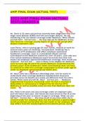 2023 AHIP FINAL EXAM &lpar;ACTUAL TEST&rpar; GRADED A