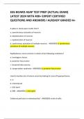 EEG BOARD ASAP TEST PREP (ACTUAL EXAM) LATEST 2024 WITH 400+ EXPERT CERTIFIED QUESTIONS AND ANSWERS I ALREADY GRADED A+ 