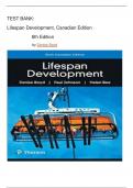 TEST BANK: Lifespan Development, Canadian Edition 6th Edition by Denise Boyd