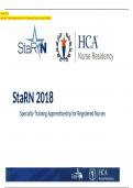StaRN 2018 Specialty Training Apprenticeship for Registered Nurses,[Latest Update].